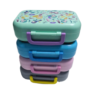 Lonchera Portátil de 1200 ml con 3 a 5 Compartimentos Contenedor de Almacenamiento de Alimentos Tiffin Lindo Bento Box para Niños para la Escuela - Product Image 5