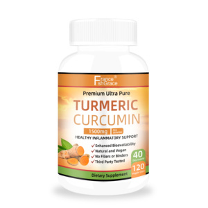 Fabricante de Suplementos Nutracéuticos de Cúrcuma y Curcumina, Mayor Biodisponibilidad, Natural, Vegano, 120 Cápsulas de Cúrcuma y Curcumina - Product Image 3