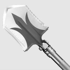 Pala plegable portátil de acero de alto manganeso para acampar al aire libre, herramientas tácticas multifuncionales para el hogar y el jardín de supervivencia - Product Image 1