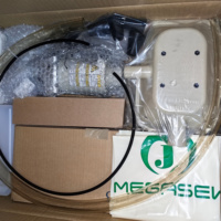 Machine à coudre domestique MEGASEW d'occasion, cœur PLC 6000 points/min, ceinture élastique, 302,28 chevaux, moteurs à broche 45-90 degrés, Asie