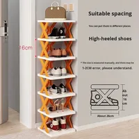Étagère à chaussures étroite mobile moderne et simple, gain de place, meubles de maison, entrée, dortoir, armoire de rangement multifonctionnelle en plastique