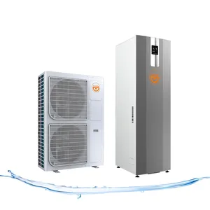 All in one heat pump split with 200L boiler 3phase heat pump evi wall mounted domestic heat pump water heater