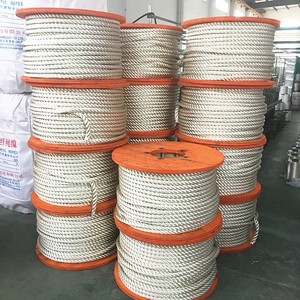 Tali derek Jet Ski, tali 20mm 24mm 28mm 3 untai 100% tali nilon kapal Propilen nilon Halat memancing perahu Trailer memancing - Product Image 1