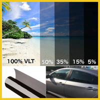 Vente d'usine IRR100 % voiture teinte Protection UV Nano couleur constante Film céramique voiture VLT35 % fenêtre teinte Film rouleau 158*15*13.5