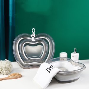 Lavabo portátil plegable espesar <span class=keywords><strong>turismo</strong></span> agua de lavado plegable baño de pies lavabo de compresión lavabo de pies de viaje - Product Image 3