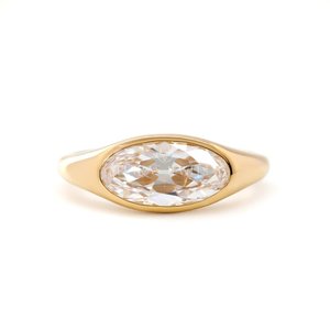 Anillo Ajustable de Plata de Ley 925 con Diamantes, Joyería Fina Clásica, Anillo Elegante y Brillante para Uso Diario y Regalo - Product Image 4