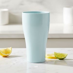 Gobelets de stade empilables modernes en fibre de bambou et plastique réutilisable de 20 oz/600 ml, résistants au lave-vaisselle, pour fêtes, cola et bière - Product Image 1