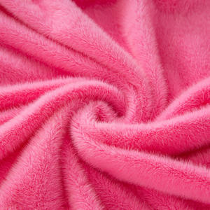 Tissu en polyester 100% résistant à l'abrasion, tricoté à poils hauts/bas, imitation vison européen, 550g, pour vêtements, peluches, sacs - Product Image 3