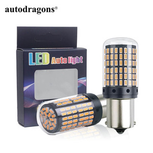 Autodragons - Luces LED de Señalización para Automóvil, 1156 1157 3156 3157 7440 7443 144*3014SMD, Bombilla LED Roja, Blanca y Amarilla - Product Image 1