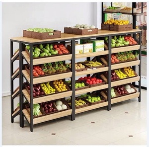 Siêu Thị Cửa Hàng Kệ Hiển Thị Kệ Gỗ Và Kim Loại Kệ Đơn Vị <span class=keywords><strong>Rack</strong></span> Hiển Thị Cho Bán Hàng - Product Image 3