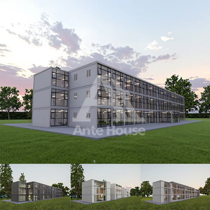 منزل حاويات قابل للطي بسعر المصنع، مكتب متنقل، حاوية شحن مسبقة الصنع 20 قدم و40 قدم، منزل حاويات للصالة الرياضية والسكن - Product Image 3