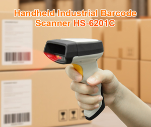 Escáner de Código de Barras Portátil con Lector de OCR para Tarjetas de Identificación y Pasaportes USB/RS232 para Aeropuerto HS-6201C - Product Image 2