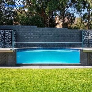 Kolam Renang jendela akrilik bening transparan keluarga di atas tanah - Product Image 4