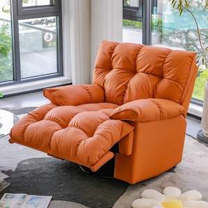 베스트 셀러 안락 의자 회전 의자 부드러운 패브릭 싱글 안락 의자 소파 흔들 의자 가정 레저 가구를위한 거실 - Product Image 5