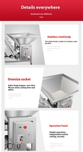 Système de convoyeur à vis sans fin en acier inoxydable pour l'emballage alimentaire, vitesse réglable, capacité de 150 L, niveau d'alimentation personnalisable - Product Image 3