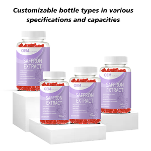 OEM Private Label <b>Saffron</b> Gummies Pure Extract <b>Saffron</b> <b>Supplement</b> Factory Custom Packaging Flexible MOQ - Product Image 5