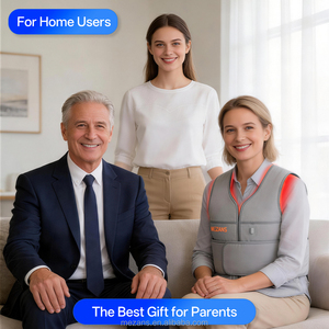 Chaleco <span class=keywords><strong>de</strong></span> Protección Completa con Luz Roja, 700 mm <span class=keywords><strong>de</strong></span> Ancho, 432 LED, Temporizador <span class=keywords><strong>de</strong></span> Pulso <span class=keywords><strong>de</strong></span> 3 Velocidades Ajustable, Regalo Familiar para Padres y Seres Queridos - Product Image 1