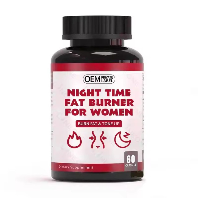 OEM ODM Night Time Fat Burner Weight Control Management Supplements Flat Belly Slimming Capsules for Women Men