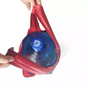 Sac pliable jumbo personnalisé en tissu polyester recyclé, écologique, réutilisable pour les courses et le supermarché - Product Image 5