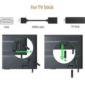 Adaptateur HDMI mâle-femelle de 0,1 m, câble HDMI court réglable, prend en charge la 3D 1080P pour <span class=keywords><strong>Fire</strong></span> TV <span class=keywords><strong>Stick</strong></span>, Roku <span class=keywords><strong>Stick</strong></span> - Product Image 6
