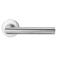 Poignée de porte en acier inoxydable de type L et ensemble de serrures Degol Hardware