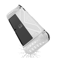 Étui de protection séparé TPU+PC pour Nintendo Switch OLED, coque hybride rigide et souple pour console, accessoires de jeu