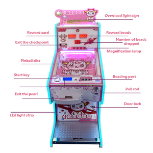 Một cửa Arcade tùy chỉnh phim hoạt hình động vật loạt điện đồng tiền hoạt động cơ khí trẻ em của pinball pachinko trò chơi máy - Product Image 1