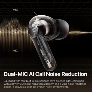 <span class=keywords><strong>SoundPEATS</strong></span> Best seller T3pro ENC Auriculares intrauditivos inalámbricos verdaderos Auriculares híbridos con reducción activa de ruido para juegos Auriculares ANC - Product Image 6