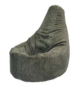 Fauteuil pouf en tissu de luxe de style nordique avec housse amovible pliable et durable pour salon, chambre à coucher, appartement et hôtel - Product Image 1