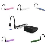 Lámpara UV de Silicona Inalámbrica para Curado de Extensiones de Pestañas, Tendencia en Brasil, Pinzas de Precisión para Salón de Belleza