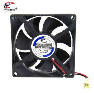 Ventilador de refrigeración de aire sin escobillas, soporte silencioso de rodamiento de manga de 8025S, 80x80x25, 12v y 24v para portátil, Enfriador de aire de CC - Product Image 4