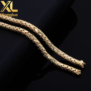 Fashionable and Minimalist Design 18K Gold-plated 5mm Twisted <b>Rope</b> Keel Chain Men's and Women's Necklaces Cuban Necklace - Product Image 3