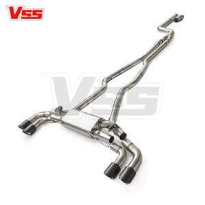 Sistema de escape de sonido agresivo y rendimiento para <span class=keywords><strong>BMW</strong></span> M440I B58 3,0 T apto para G20 M340i acero inoxidable con válvula <span class=keywords><strong>RC</strong></span> 4 puntas - Product Image 5