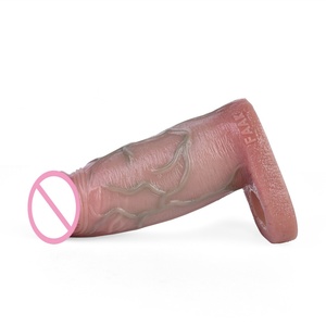 FAAK 13.5*4.9cm Juguete Sexual Realista de Pene, Funda para Alargamiento y Engrosamiento del Pene con Anillo para el Pene, Juguetes Sexuales Masculinos - Product Image 5