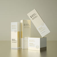 Cajas de Cartón para Limpiador Facial con Logotipo Personalizado, Embalaje de Cosméticos para Desmaquillante con Estampado en Bronce, Caja de Cartón para Envíos