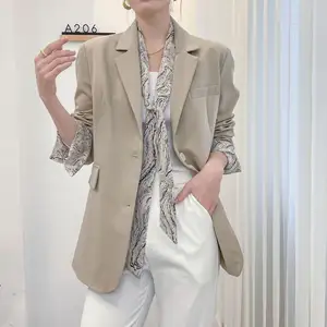 Wholesale 2023 Spring Korean Edition Scarves Small Design Sense Suit Coat High End Women's Suit