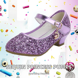 Zapatos de Fiesta de Boda con Lentejuelas Elegantes para Mujer, Zapatos de Baile de Cristal para Actuaciones en Escenario, Zapatos de Moda para Cumpleaños, Zapatos de PU con Lazo y Punta Alta - Product Image 2