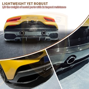 Diffuseur arrière de qualité supérieure pour Maserati MC20 Lèvre de diffuseur arrière en <span class=keywords><strong>fibre</strong></span> de carbone de style OEM - Product Image 4