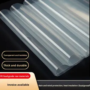 पारदर्शी puv ग्रीनहाउस फिल्म मोटी शीट वाटरप्रूफ वर्षाप्रूफ विंडप्रूफ कोलडप्रूफ कृषि विंडो सील - Product Image 3