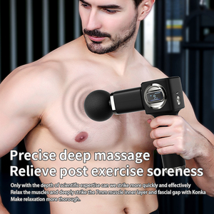 Yixuan nuevo 2025 masajeadores de mano de tejido profundo vibración cuerpo músculo Dispositivo portátil pistola fascial masajeador mini pistola de masaje - Product Image 6