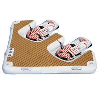 Plateforme flottante gonflable pour jet ski, quai pour bateau à moteur, jet ski, plateforme flottante pour yachts, personnalisable