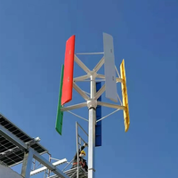 2kw 3kw 5kw 10kw 20kw 30kw 50kw 220V 380V système d'énergie renouvelable sur réseau/hors réseau générateur de turbine d'énergie éolienne à axe vertical