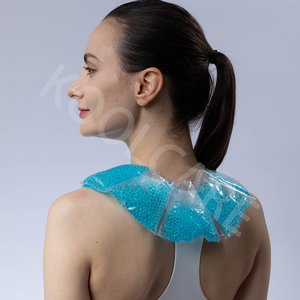 Compresa Reutilizable de Terapia Fría y Caliente con Perlas de Gel - Compresa Flexible Fría y Caliente para <span class=keywords><strong>Espasmos</strong></span> Cervicales, Alivio del Estrés y del Dolor - Product Image 5