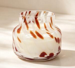 Round Glass Jar Scented Paraffin <b>Wax</b> <b>Candle</b> Floral Plant Fragrance Home Decoration Art <b>Candle</b> Machine Made - Product Image 2