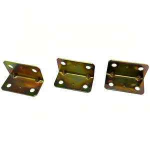 Connecteur d'angle 3709 plaqué zinc or chaud pour la fixation et l'assemblage de meubles, accessoires de quincaillerie - Product Image 3