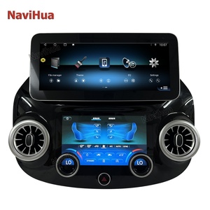 NaviHua for Mercedes Benz Vito 12.3 Inch Multimedia Android Car Radio Air Condition Control <b>System</b> Dual Screen New Upgrade - Product Image 2