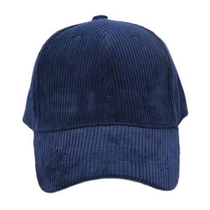 Casquette de baseball en velours côtelé à 6 panneaux, profil bas, visière longue, personnalisable avec logo, respirante et imperméable, haute qualité et tendance - Product Image 1