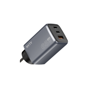 KYT 65W GaN Fast Ultra Slim UK AU PPS PD USB tipo C Plug caricatore per telefono cellulare a muro rapido Chargeur per Samsung con <span class=keywords><strong>3</strong></span> porte pentole - Product Image 2