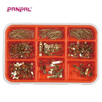 Juego de 537 Piezas de Componentes para Colgar Cuadros de Hierro PANPAL, Ganchos y Clavijas de Varios Tamaños para Decoración de Paredes del Hogar