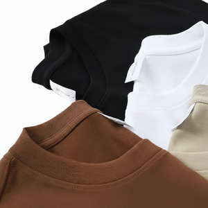 Camiseta de algodón de moda de 250gsm 100% para hombre, elástica en 2 direcciones con estampados personalizados, diseños llamativos y elegantes para viajes y salidas divertidas - Product Image 1